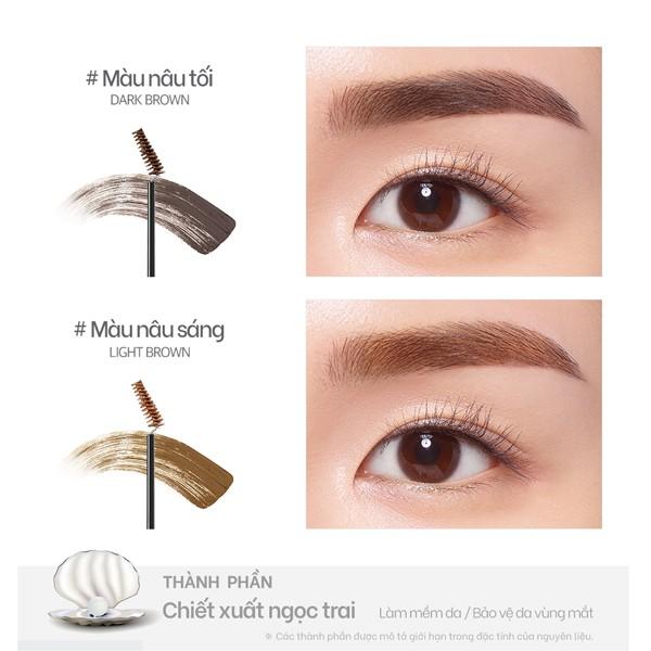 Mascara Lông Mày KLAVUU Urban Pearlsation Easy Touch Browcara