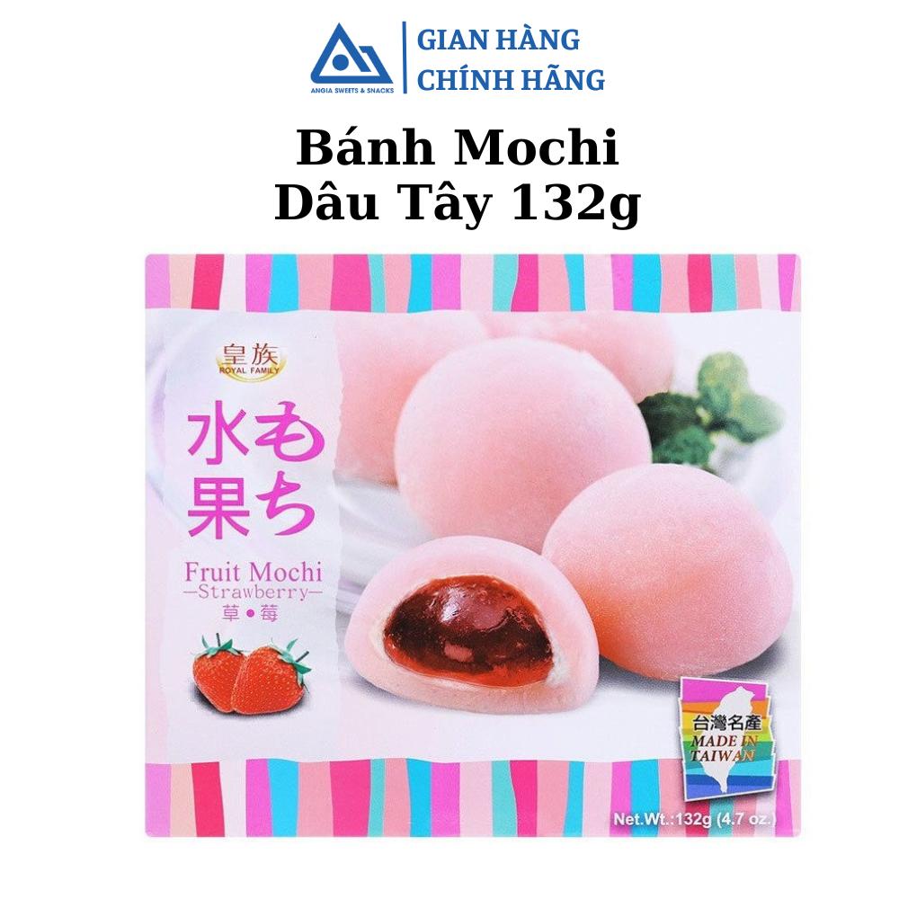 Bánh Mochi dâu tây ăn vặt Đài Loan 132g An Gia Sweets & Snacks
