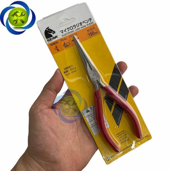 Kìm cắt mũi nhọn 150mm KEIBA M-616 Nhật Bản