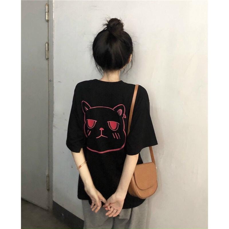 ÁO THUN COTTON UNISEX FORM RỘNG -THỜI TRANG HÀN QUỐC - SIÊU XINH CHO CÁC BẠN