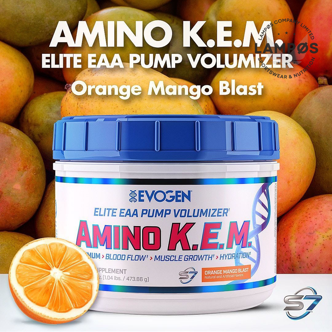 AMINO K.E.M Năng lượng tập luyện vô tận cao cấp nhất (Mùi Oranage Mango Blast)