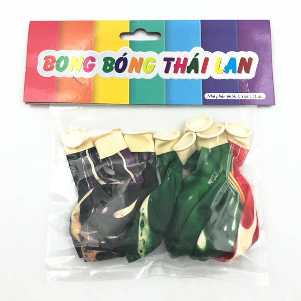 Bong Bóng Sơn Thủy Nhiều Màu 8 Cái