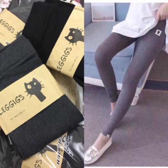 Quần legging lót nhung tag mèo