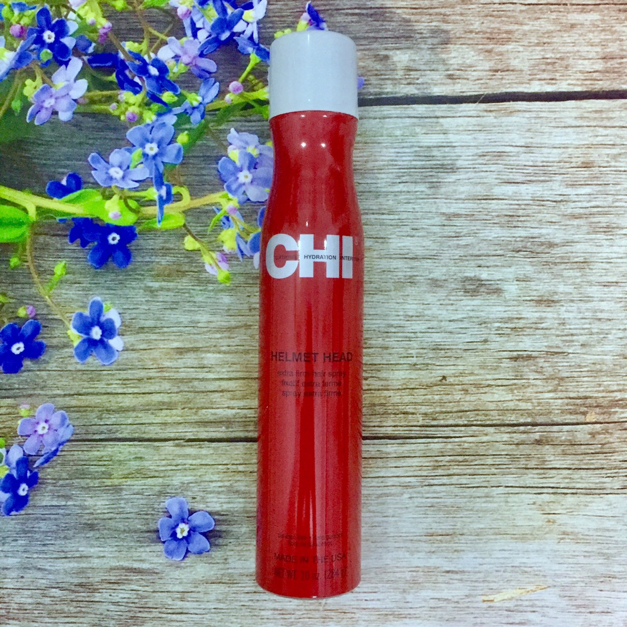 Keo xịt CHI Helmet Head Extra Firm Hair Spray giữ nếp tóc cứng cao cấp Mỹ 284g