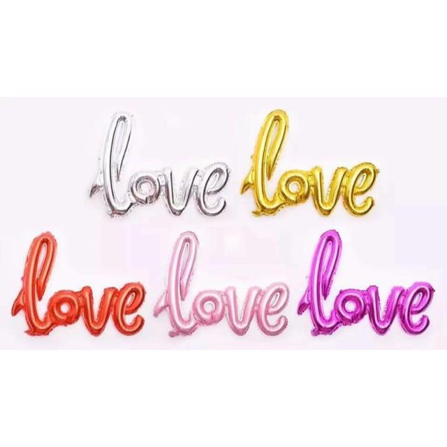 Chữ Love Liền size 60x106cm Trang Trí