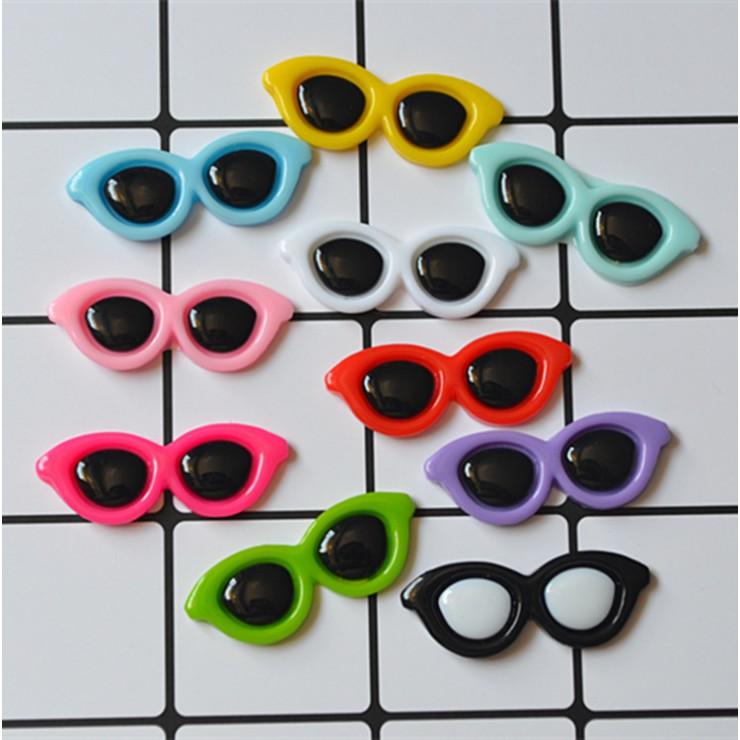 HN * Charm mắt kính sành điệu cho các bạn trang trí vỏ điện thoại, làm Jibbitz, DIY