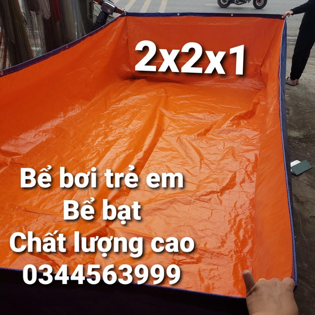 Bể bơi cho trẻ em, bạt dày cao cấp, kích thươc 2x1x0,5 - 2x1x1 - 2x2x1 - 2x2x0,5 - 3x2x1 - 3x2x0,5 - 4x2x1 - 4x2x0,5