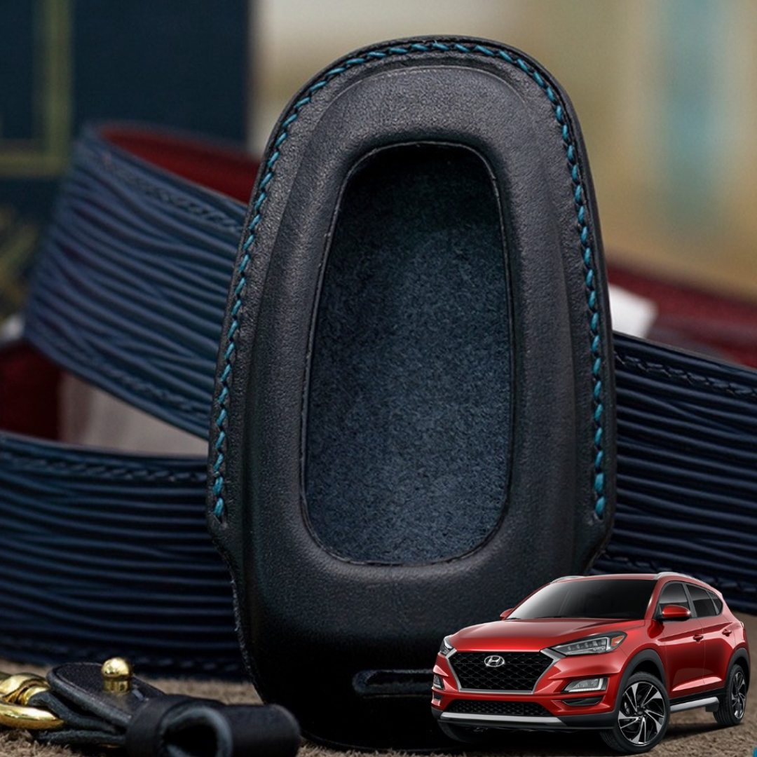 Bao Da Chìa Khóa ô tô HYUNDAI TUCSON bản mới  | Bọc chìa khóa ô tô da thật khâu tay