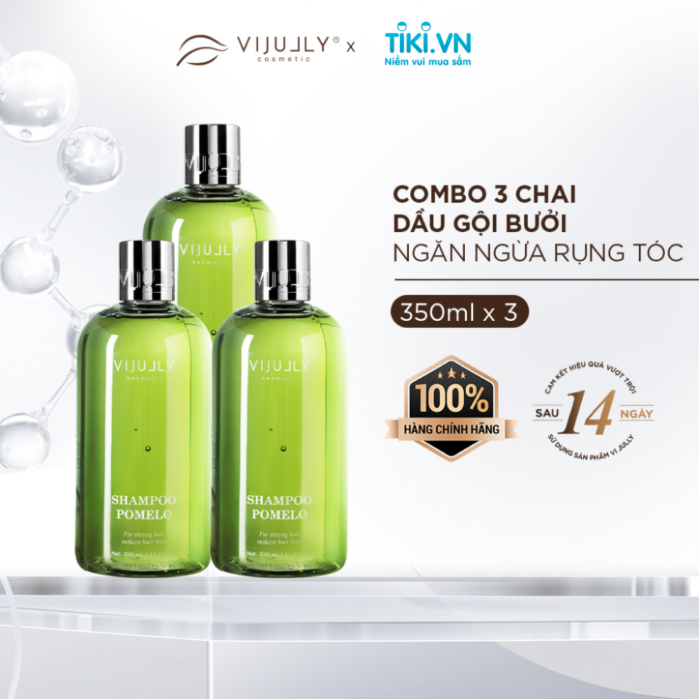 [COMBO 3 SP] DẦU GỘI BƯỞI NGĂN RỤNG TÓC VIJULLY COSMETIC - POMELO SHAMPO