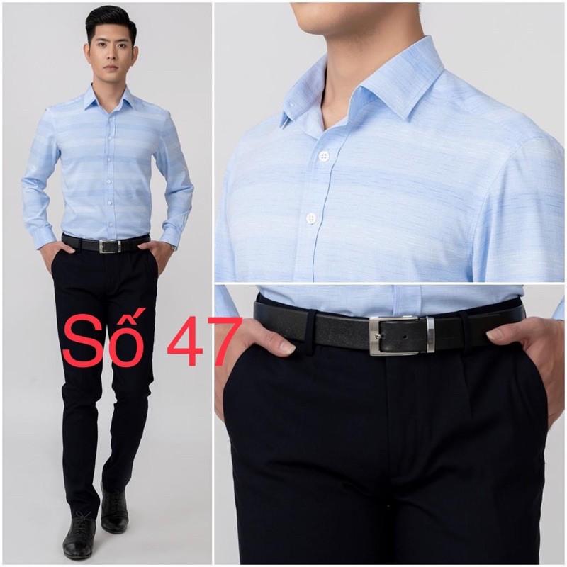 SƠ MI DÀI TAY KẺ CHÌM CAO CẤP