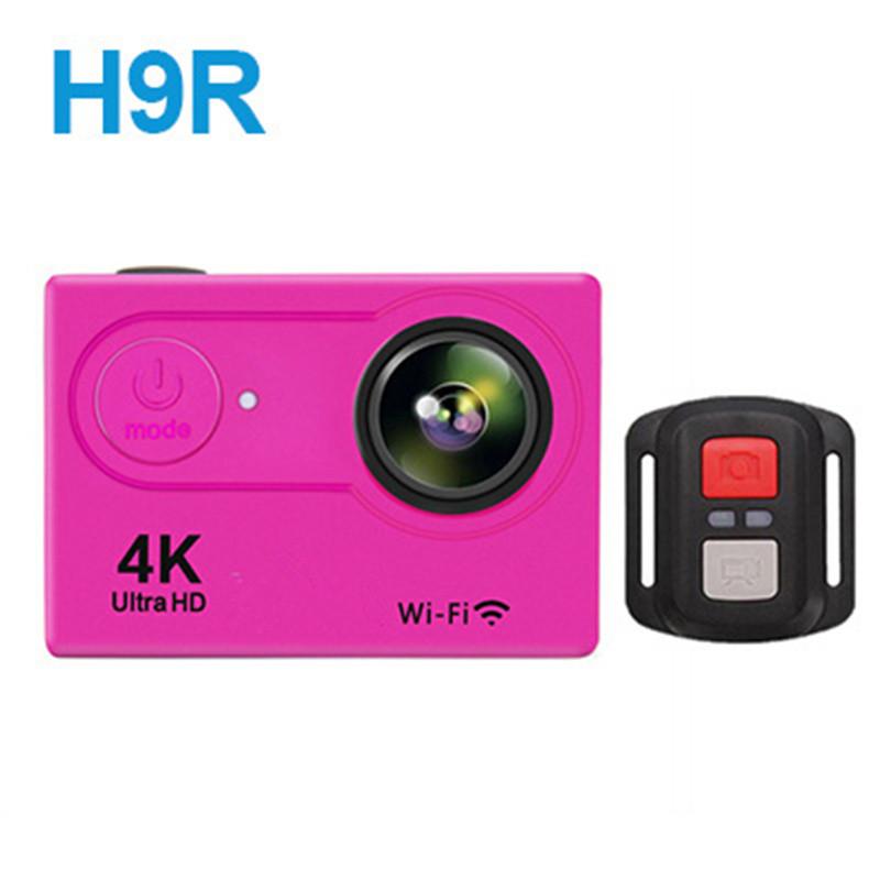 Máy ảnh hành động H9R WiFi HD 4K 25fps 2.0 "Máy ảnh mũ bảo hiểm xe đạp màn hình IPS có điều khiển từ xa Go WaterProof Pro Sports DV Camera