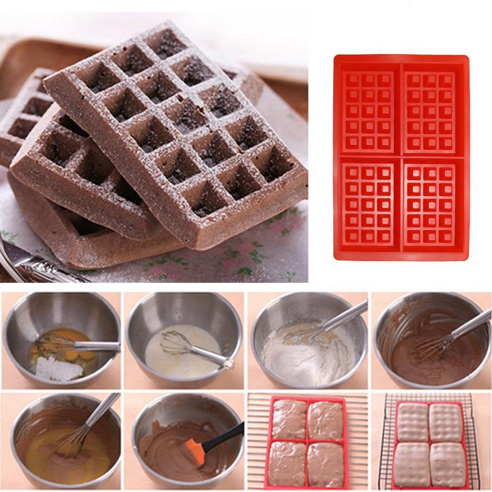 Khuôn Silicone Bánh quế Cookie/Cavity Bánh quế Sôcôla/Pan Baking Mold Donut Maker