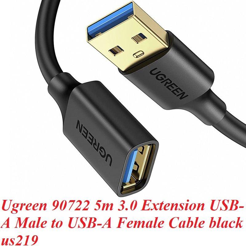 Ugreen UG90722US129TK 5M Cáp USB 3.0 nối dài Màu Đen - HÀNG CHÍNH HÃNG