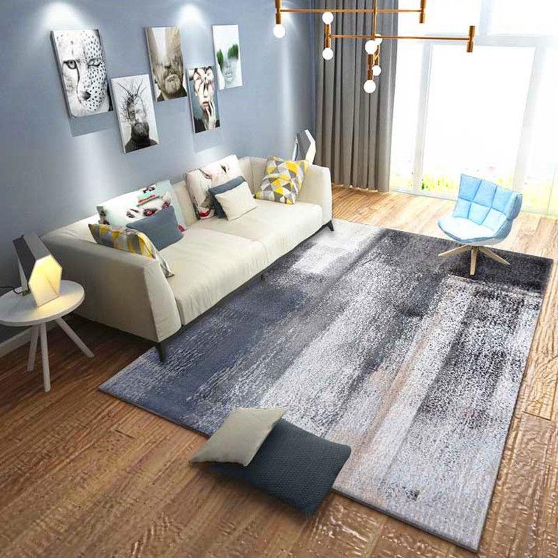 Bắc Âu thảm phòng khách ghế sofa bàn cà phê đệm phòng ngủ đầy đủ phòng ngủ giường tầng giường đơn giản hiện đại máy gia đình có thể giặt được.