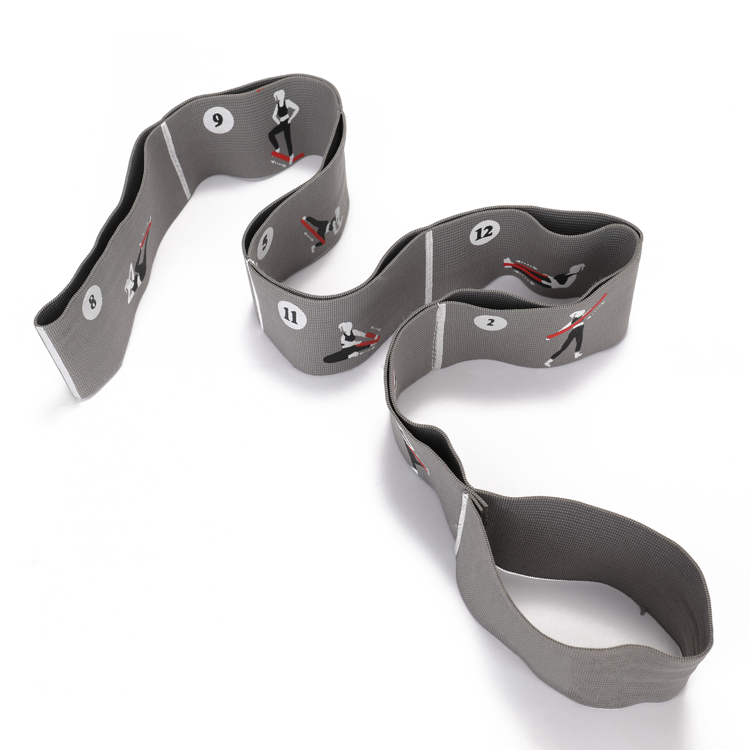 Dây Đai tập Yoga Được làm từ vải đàn hồi, tạo cảm giác thoải mái hơn, nhẹ và chống mài mòn.