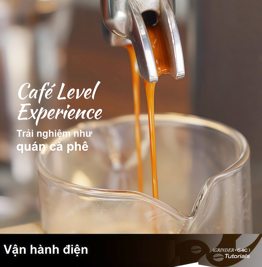 Máy xay hạt cà phê cầm tay kèm pin 60 cấp độ xay 2 trong 1 thương hiệu Mỹ HiBREW G4C - Dung lượng pin 980mAh - Hàng nhập khẩu