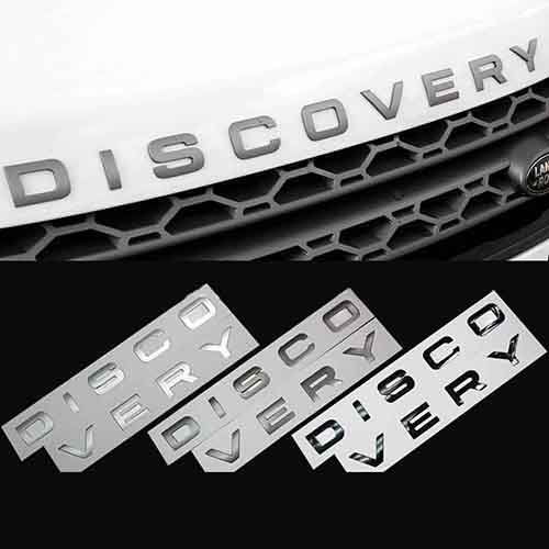 Phụ Kiện Ô Tô Logo Chữ Dán Discovery 3D - 3 Màu Để Bạn Lựa Chọn