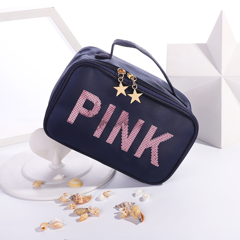 Túi xách đựng mỹ phẩm PINK - Giao màu ngẫu nhiên