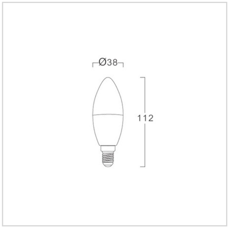 BÓNG ĐÈN LUMAX#ECOBULB C37-420LM/8XX/6W/E14/TUNABLE SWITCH