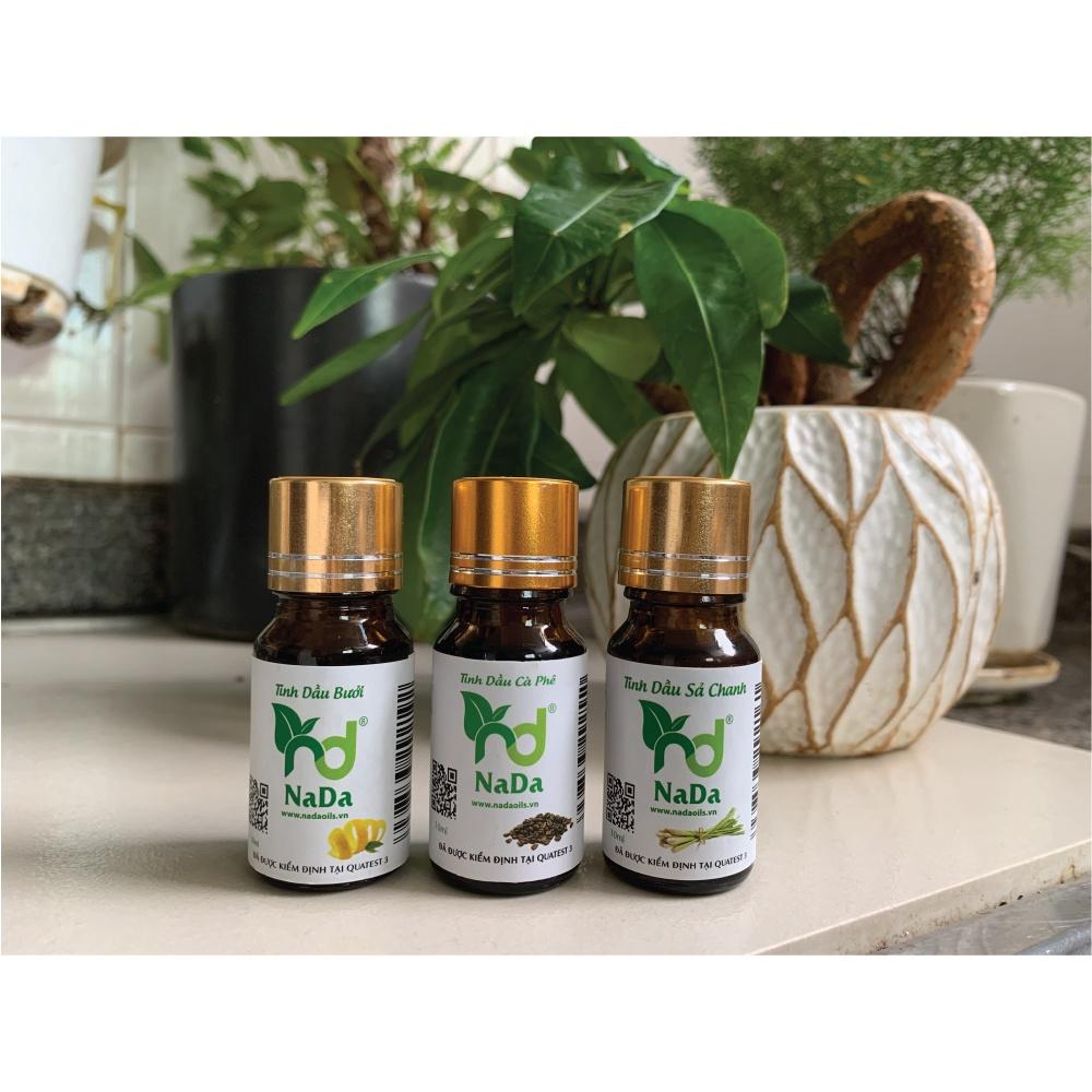 Combo 3 chai tinh dầu Nada kiểm định quatest 3 chai 10ml dễ ngủ, khử mùi