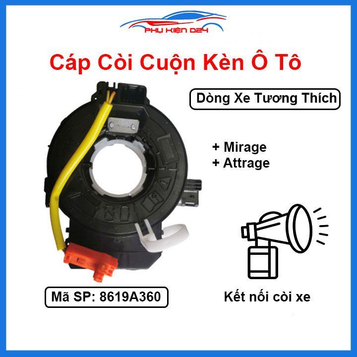 Cáp còi cho xe Mirage, Attrage Mã 8619A360