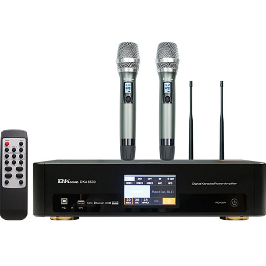 Amply Karaoke, Nghe Nhạc, Xem Phim BKsound DKA 6500 2 kênh - Hàng chính hãng