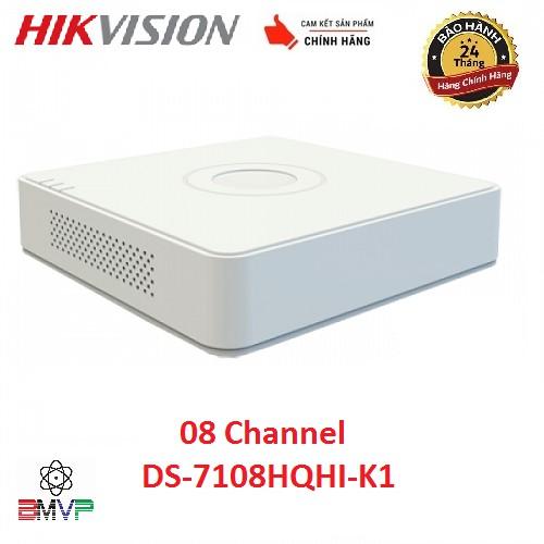 Đầu ghi hình 8 kênh Turbo HD 4.0 Hikvision DS-7108HQHI-K1 - Hàng chính hãng