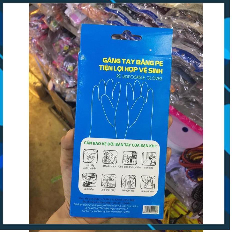 Hộp găng tay nilong vệ sinh