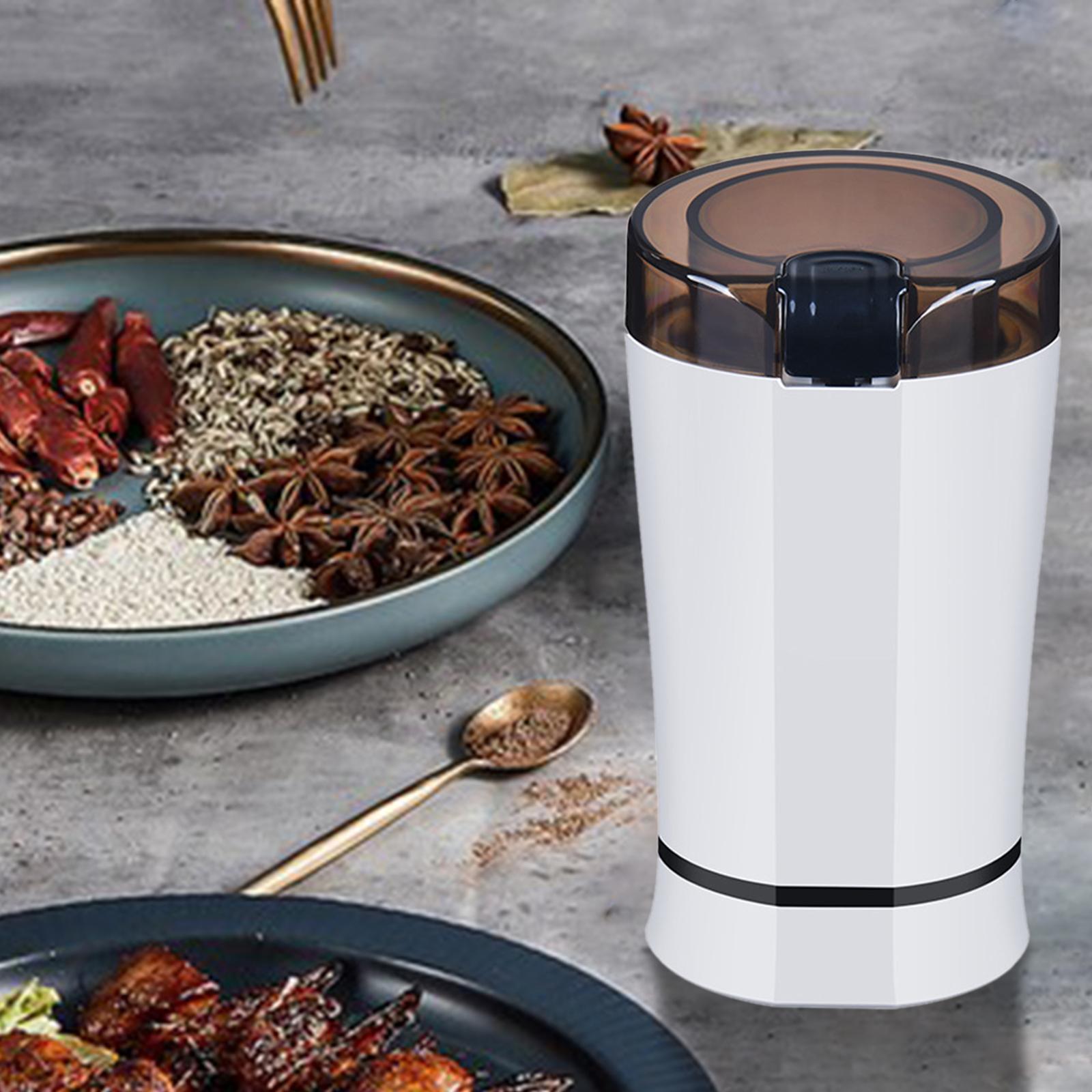 Electric Coffee Bean Grinder Grain Beans Mill Espresso Grinder with Brush