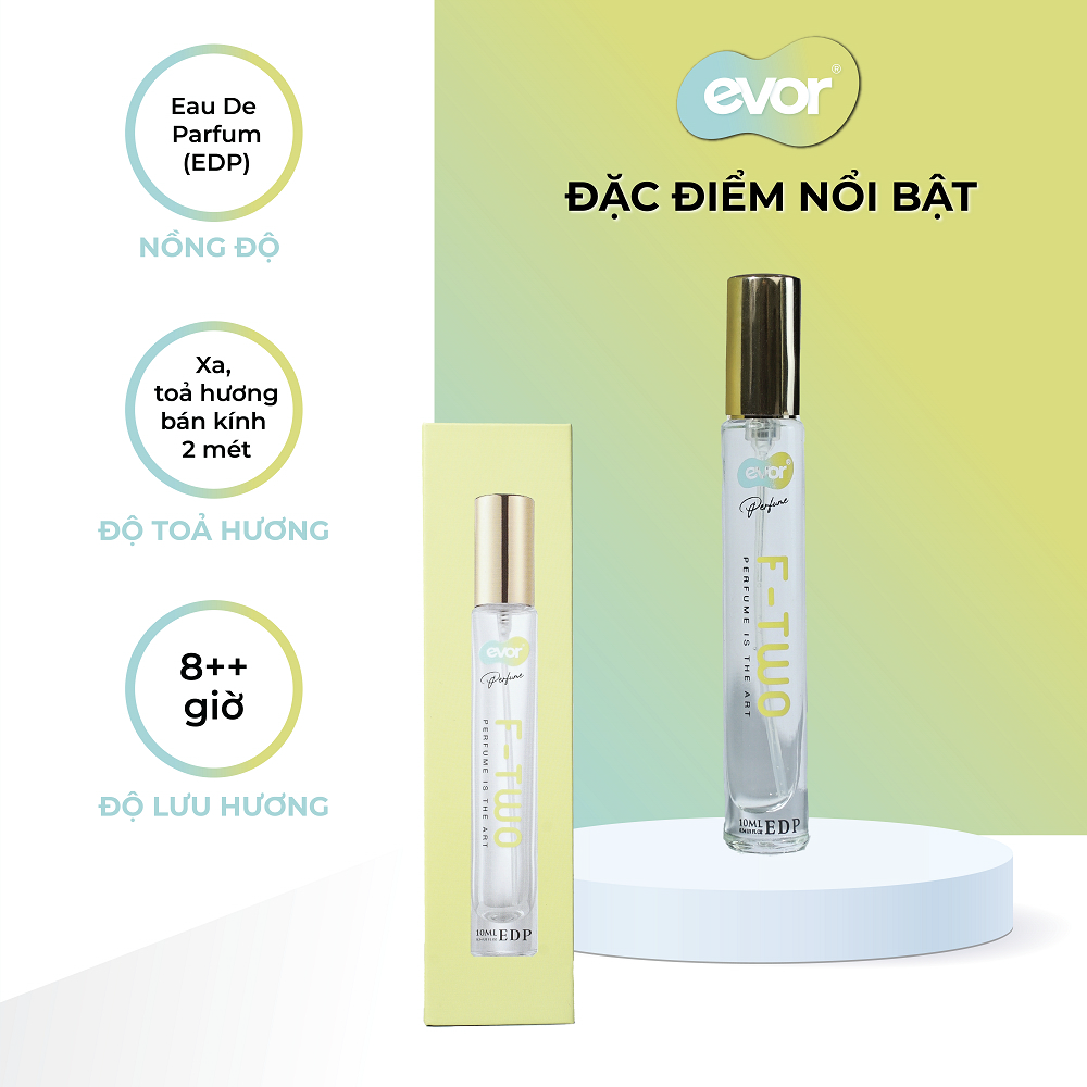 Nước hoa nữ F-TWO Perfume 10ML, hương gỗ  EVOR