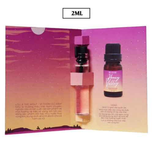 Nước hoa vùng kín nữ - Honey Valley Eau De Parfum - chai lăn 2ml- LOLI & THE WOLF