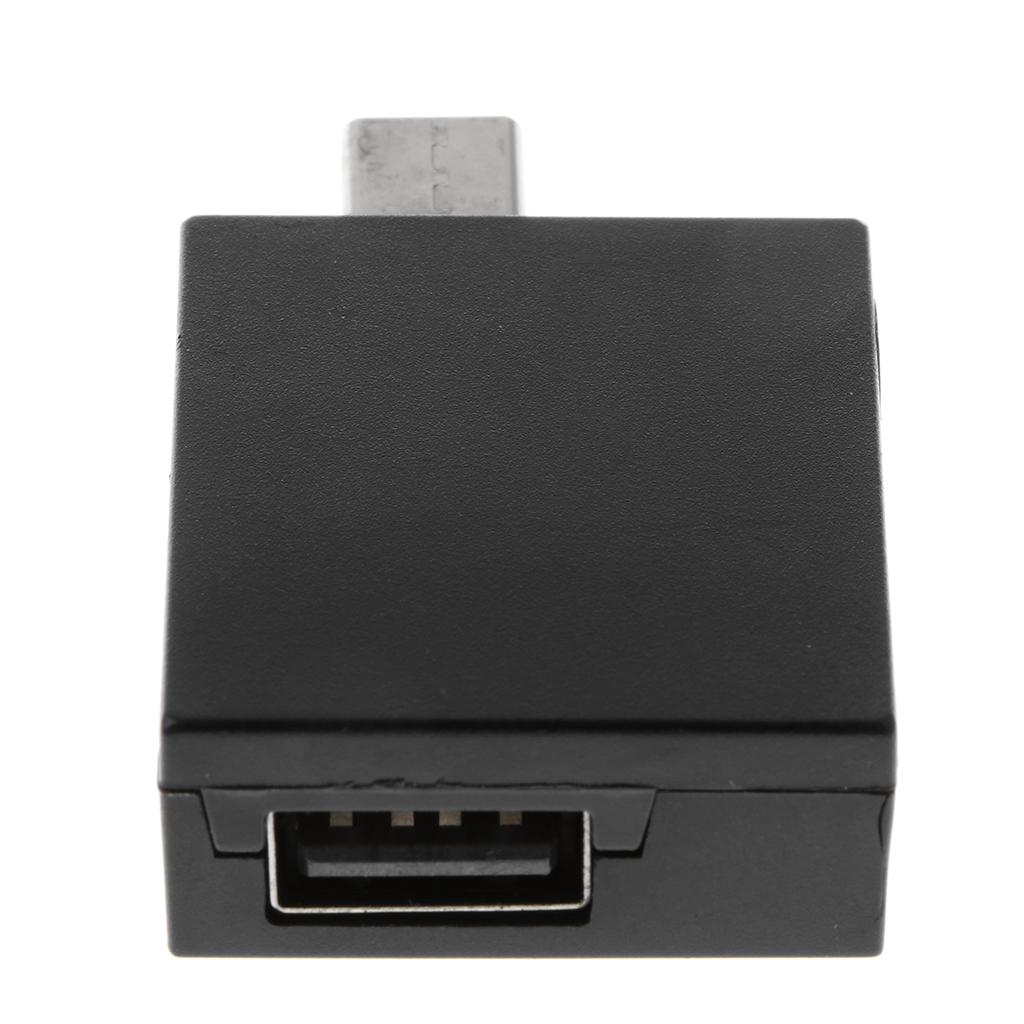 Type-C Male to USB 2.0 Female OTG Adapter with 3.5mm Female Digital Audio Output Speaker Port Converter Adapter.