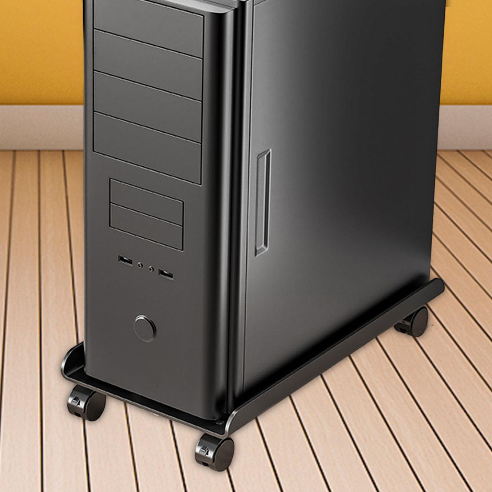 Hình ảnh Computer towers Holder Desktop Stand Adjustable Mobile CPU Stand Protection