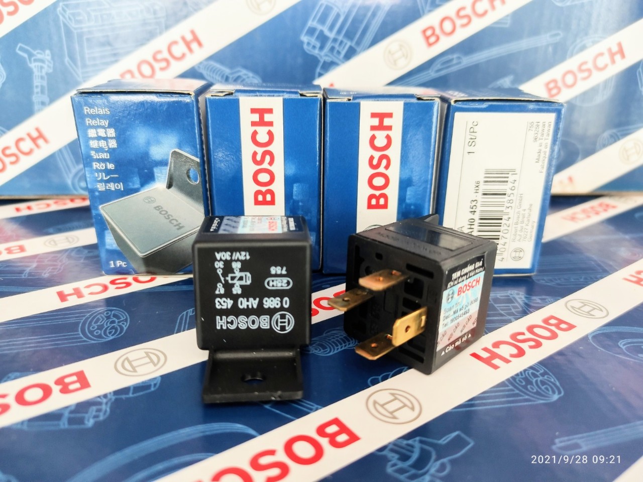 Relay Rờ le Bosch 4 Chân 12V 30A - Relay 453