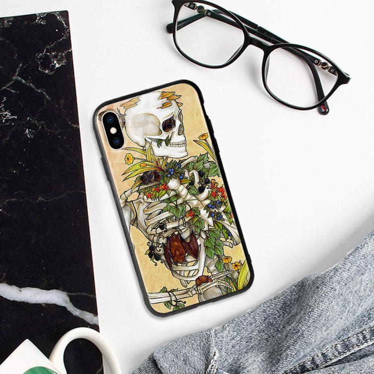 Ốp Lưng Bộ Xương Cute dành cho Iphone 6/6Plus/6S/6S Plus/7/7Plus/8/8Plus/X/Xs/Xs Max/11/11 Promax/12/12 Promax Lpc20120025