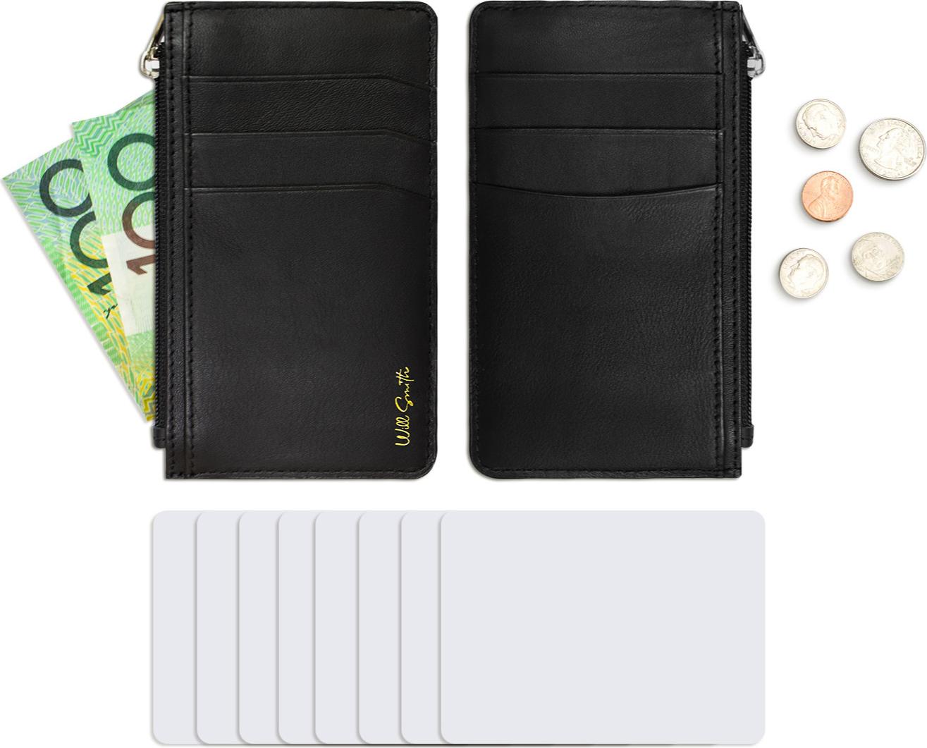 Ví Da Mini Nhỏ Gọn Nam Nữ_Ví Minimalist Tối Giản_Ví Card Holder WSB03