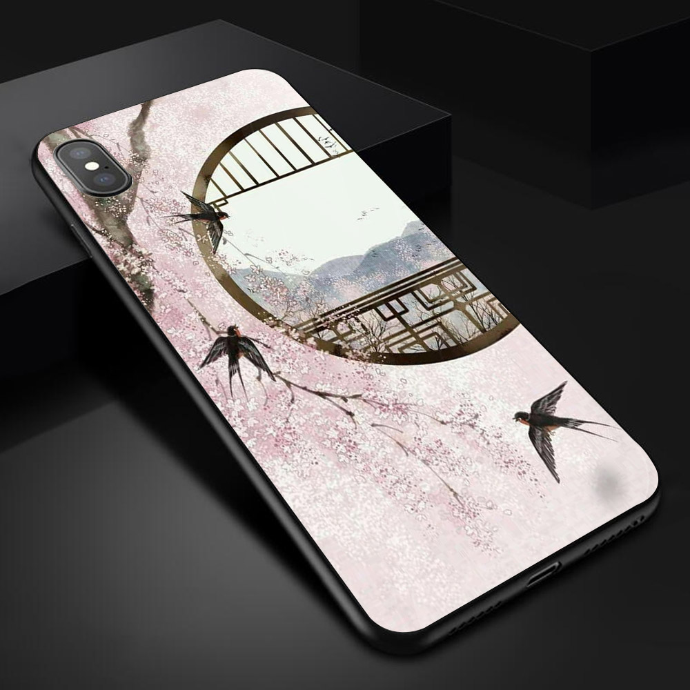 Ốp điện thoại kính cường lực cho máy iPhone X - Én về MS ABWTU004