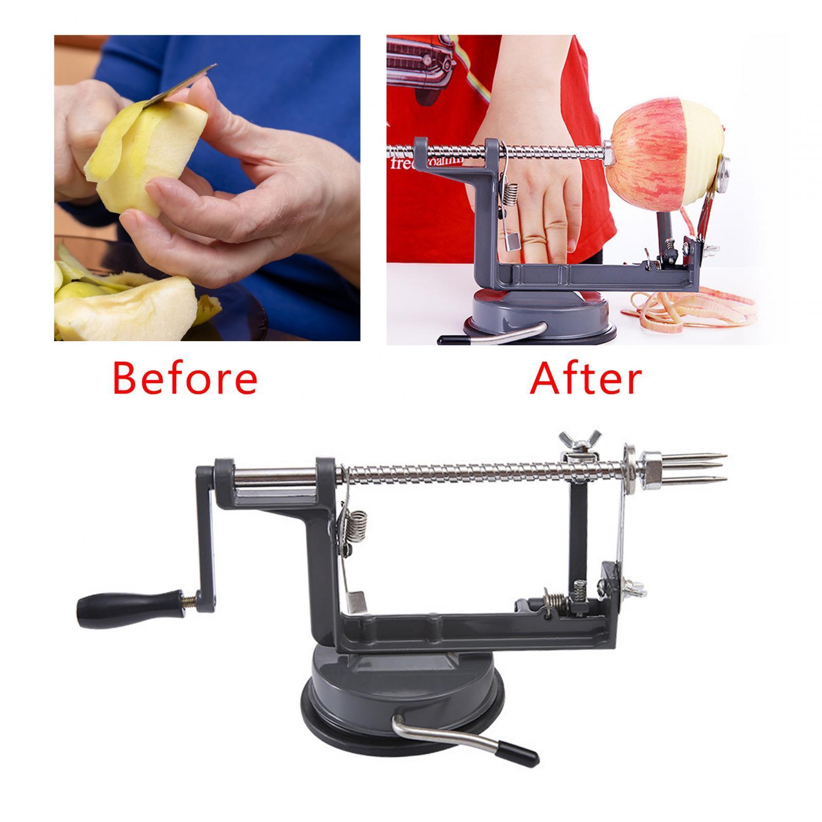 Fruit Peeling, Slicer and Corer Strong Scution Fruit Slicing Machine for Shop