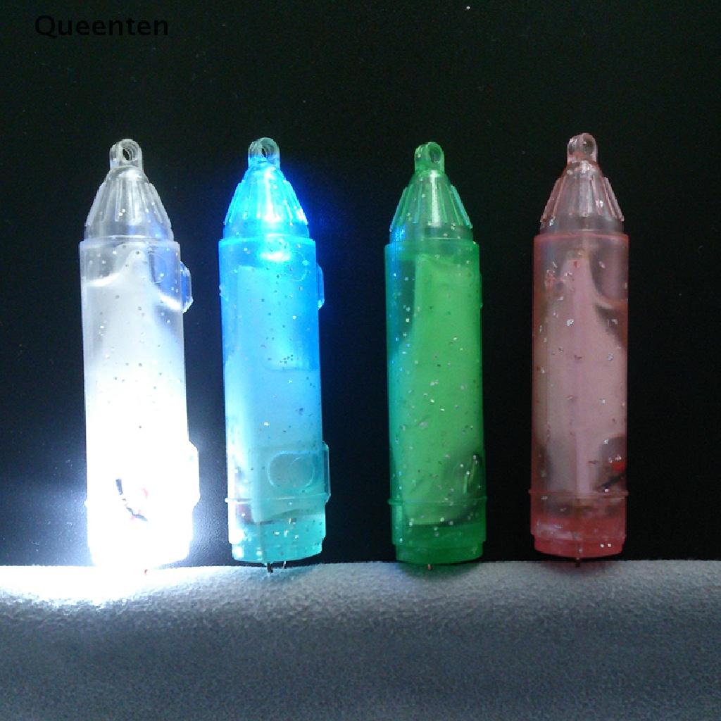 Queenten Underwater Fish Attracting Lamp Squid Bait Fish Luring Light 4 Colors QT