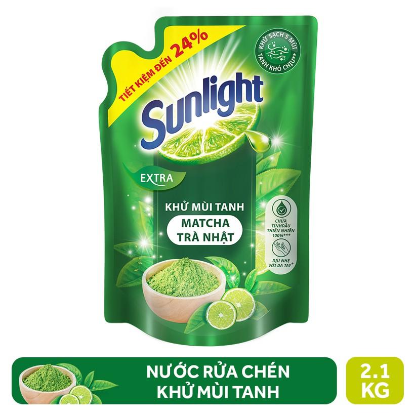 Nước Rửa Chén Sunlight Thiên nhiên - Túi 2.1kg