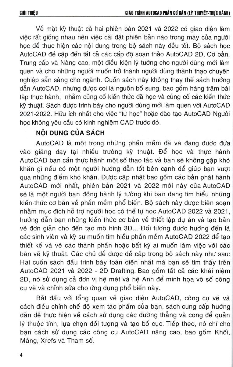 Giáo Trình Autocad - Phần Cơ Bản (Lý Thuyết - Thực Hành) (STK)