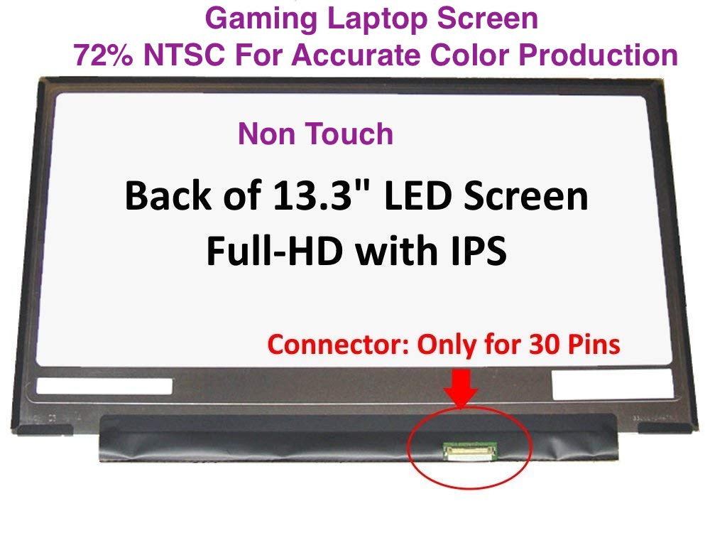 Màn hình Laptop 13.3 Slim 30 Pin FHDFV IPS không tai bo ngắn NV133FHM-N33
