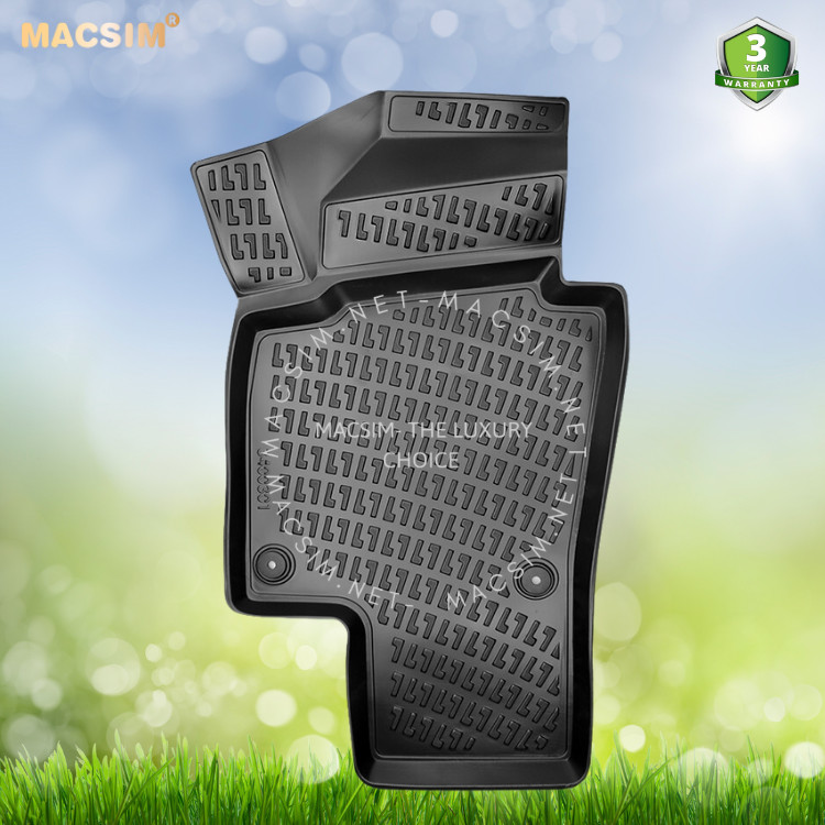 Thảm lót sàn ô tô nhựa TPU Silicon Volkswagen Tiguan  2007-2017 Nhãn hiệu Macsim