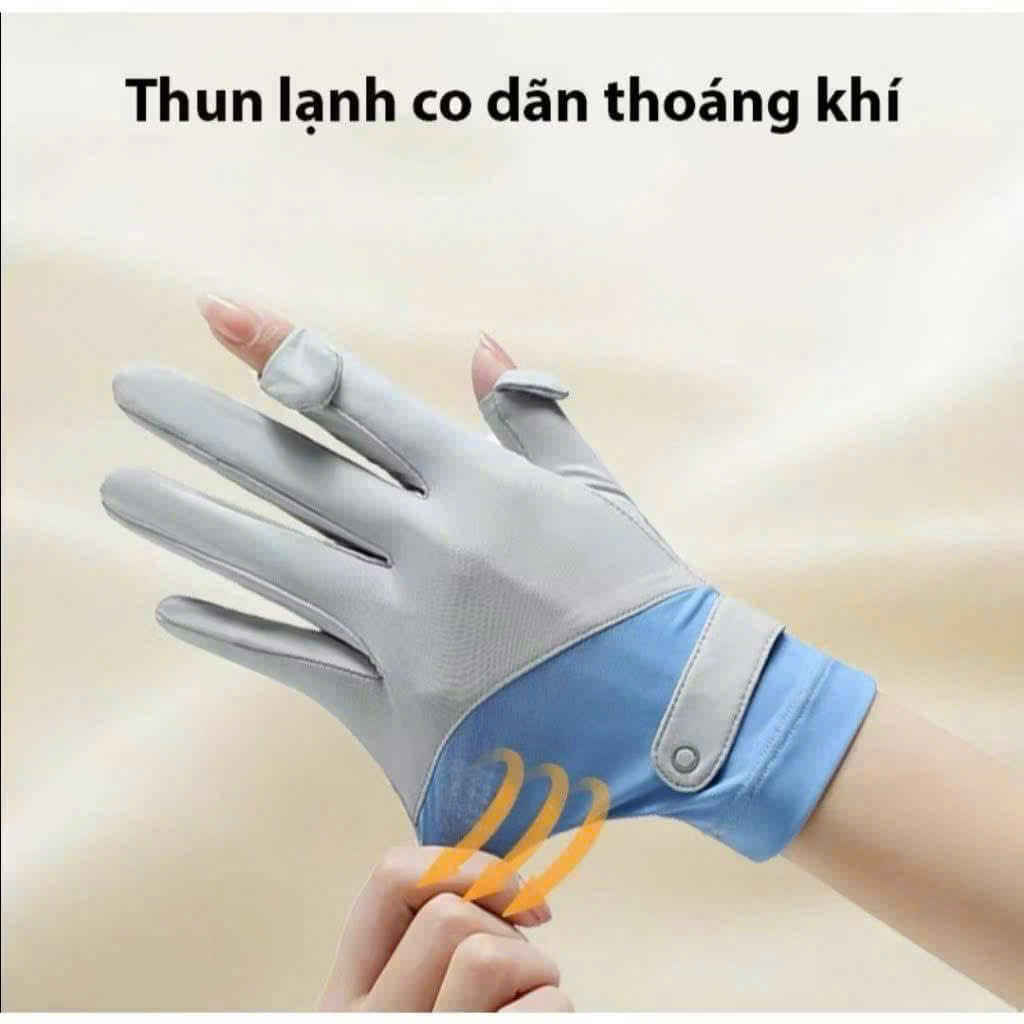Găng Tay Chống Nắng UPF 50+ Cho Nữ - Chống Tia UV, Chống Trượt, Dành Cho Lái Xe Máy - HÀNG CHÍNH HÃNG MINIIN