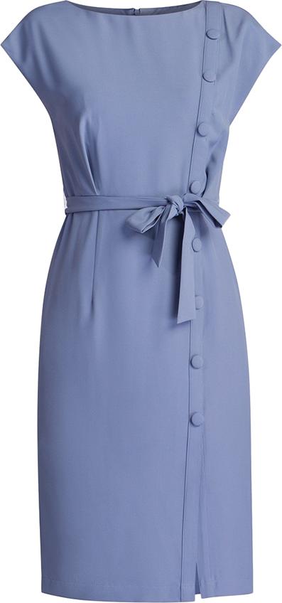 Đầm A Nẹp Trước De Leah - Xanh Dương