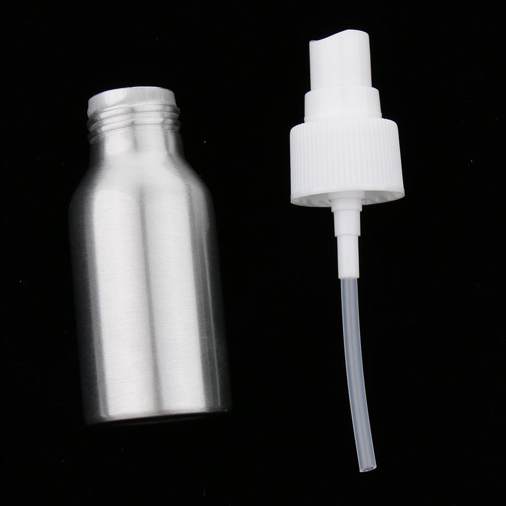 2PCS Aluminum Empty Refillable Fine Mist Spray Bottle Perfume Sparyer 40ml