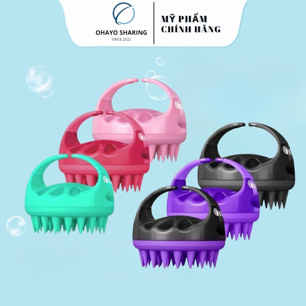 Lược Gội Đầu Silicone Heeta Shampoo Brush