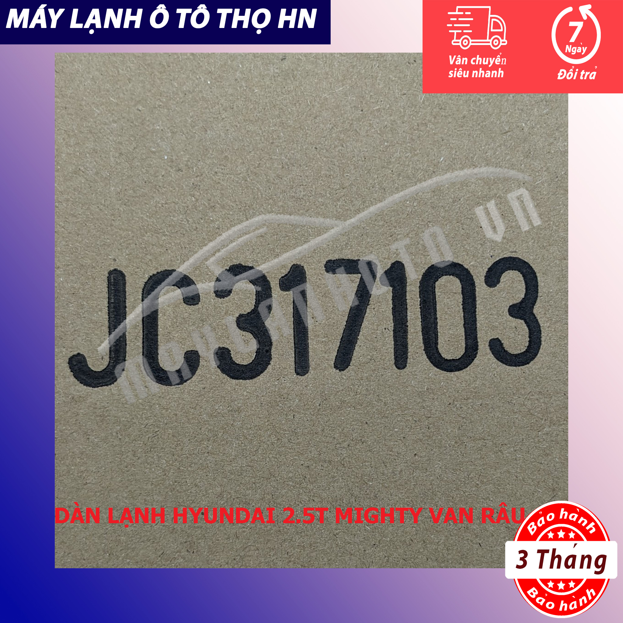 Dàn  lạnh Hyundai Mighty 2,5 tấn - 3,5 tấn  hàng HBS Trung Quốc
