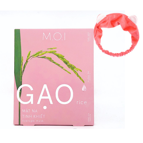 Mặt Nạ Tinh Khiết M.O.I Hồ Ngọc Hà (3 Miếng/Hộp) - Tặng Kèm Băng Đô Rửa Mặt Cực Yêu