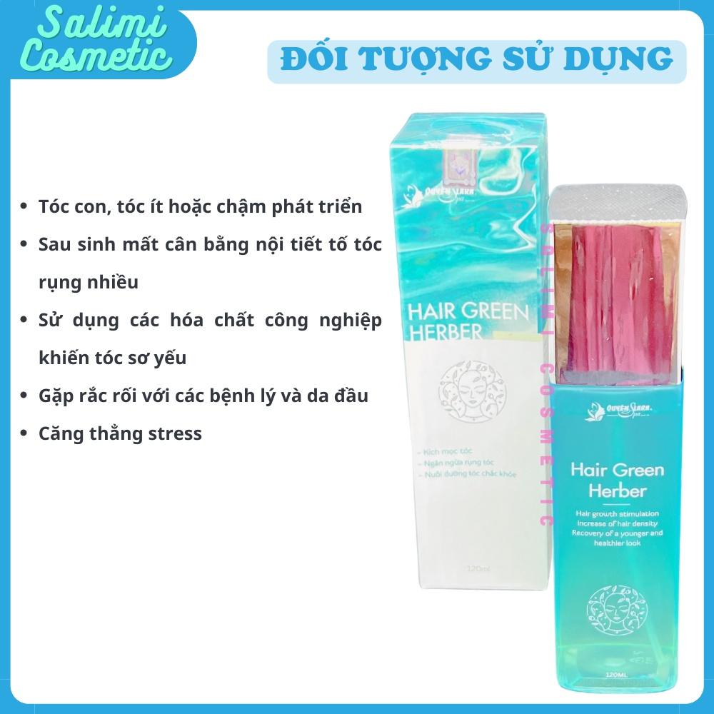 COMBO 2 Chai Xịt Kích Mọc Tóc Thảo Dược HAIR GREEN HERBER Quyên Lara 120ml, Phục Hồi Tóc Rụng